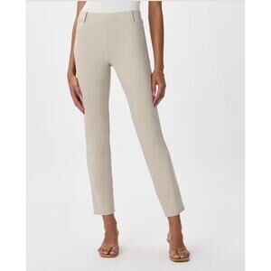 NWT Quince Womens Pull on Ultra-Stretch Ponte Straight Leg Pants Tan Size Medium